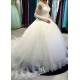 Ball Gown Long Sleeves Lace Tulle Wedding Dresses Bridal Gowns 3030298 Ball Gown Long Sleeves Lace Tulle Wedding Dresses Bridal Gowns 3030298