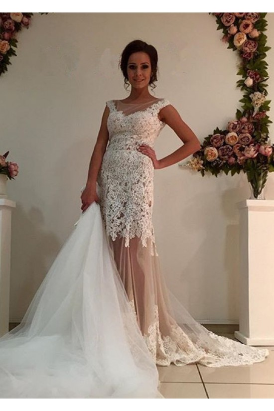 Lace Tulle Sleeveless Wedding Dresses Bridal Gowns 3030299 Lace Tulle Sleeveless Wedding Dresses Bridal Gowns 3030299