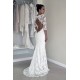 Mermaid 3/4 Length Sleeves Lace Wedding Dresses Bridal Gowns 3030315 Mermaid 3/4 Length Sleeves Lace Wedding Dresses Bridal Gowns 3030315