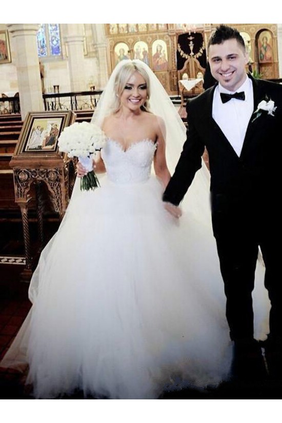 Ball Gown Sweetheart Lace Tulle Wedding Dresses Bridal Gowns 3030322 Ball Gown Sweetheart Lace Tulle Wedding Dresses Bridal Gowns 3030322