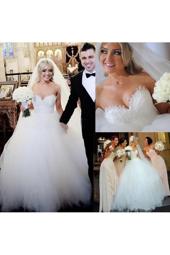 Ball Gown Sweetheart Lace Tulle Wedding Dresses Bridal Gowns 3030322 Ball Gown Sweetheart Lace Tulle Wedding Dresses Bridal Gowns 3030322